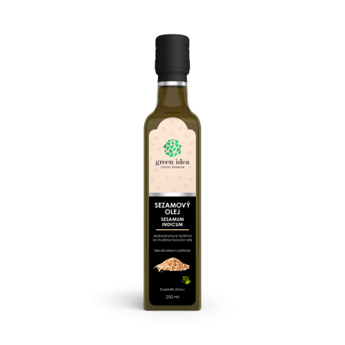 Sezamový olej 250 ml – Green idea Sezamový olej 250 ml – Green idea