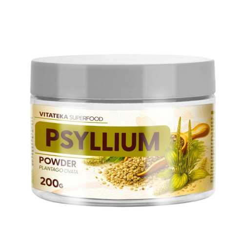 Psyllium - prášok zo šupiek skorocelu indického - 200 g - Vitateka