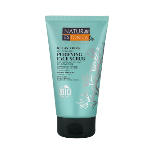 Čistiaci pleťový peeling s islandským machom - 150 ml - Natura Estonica