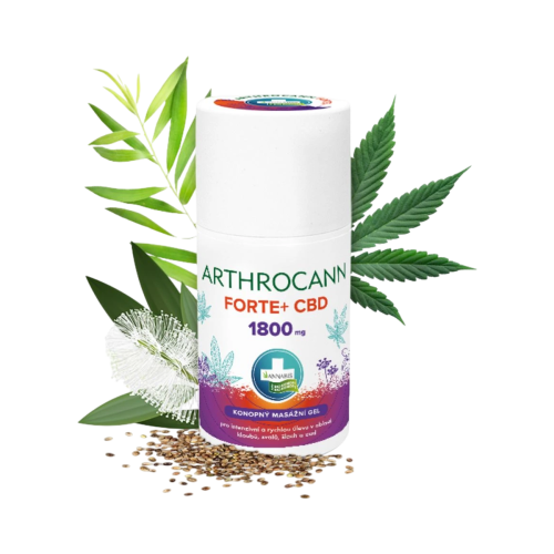 ARTHROCANN konopný masážny gél FORTE+1800 mg CBD - 90 ml - Annabis