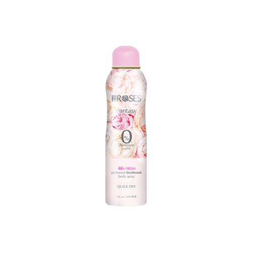 ROSES FANTASY Parfumovaný dezodorant s jemnou vôňou ruže 150 ml - NATURE OF AGIVA