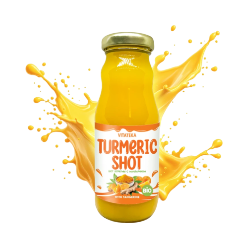 Kurkuma shot s mandarínkou – 200 ml – Vitateka