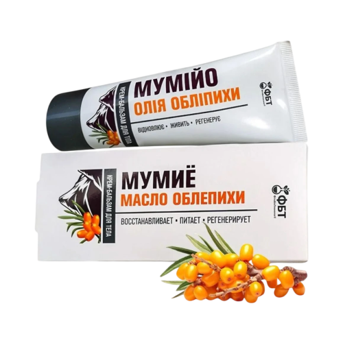 Telový krém-balzam s mumiom a rakytníkovým olejom – 75 ml – FBT