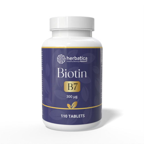 Biotín 300μg - 110 tabliet - Herbatica