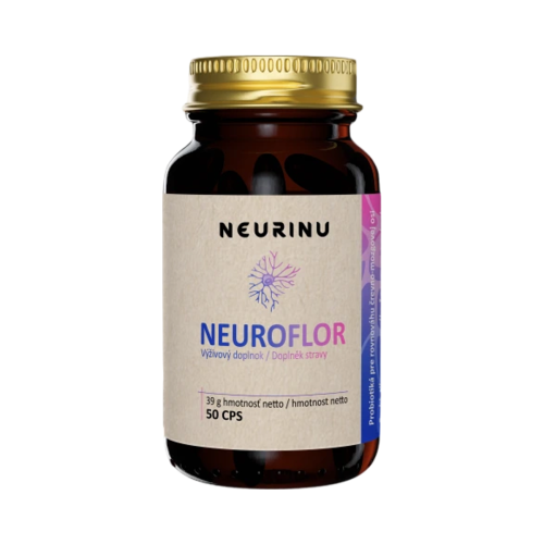 NEURINU Neuroflor probiotiká pre psychickú rovnováhu - 50 kapsúl