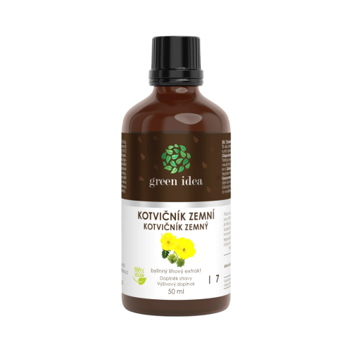 Kotvičník zemný – tinktúra – kvapky 50 ml – Green idea