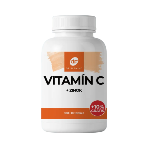 Vitamín C 500mg + Zinok 15mg - 110 tabliet - Dr. Fleming