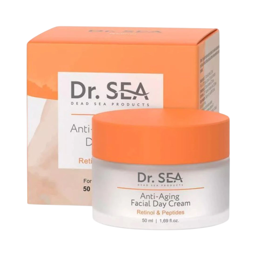 Anti-aging denný krém na tvár s retinolom a peptidmi  - 50 ml - Dr. Sea