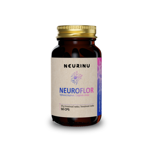 NEURINU Neuroflor probiotiká pre psychickú rovnováhu - 50 kapsúl