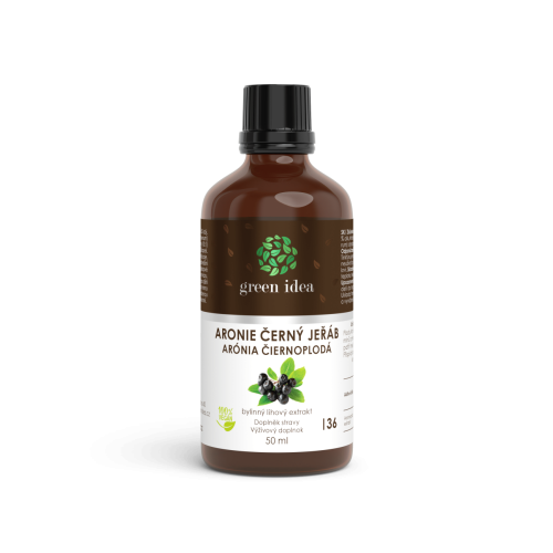 Arónia – čierna jarabina tinktúra – kvapky 50 ml – Green idea