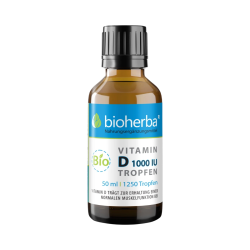 Vitamín D kvapky 1000 IU (25 mcg) - Bioherba