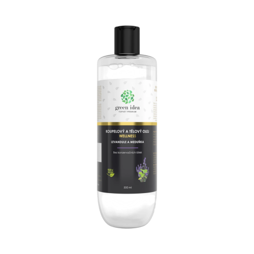 Levanduľa a medovka – kúpeľový a telový olej 500 ml – Green idea