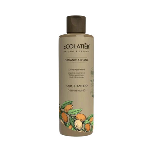 Šampón na vlasy hĺbkovo vyživujúci Organic Argana - 250 ml - Ecolatier