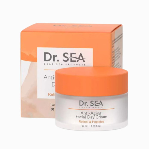 Anti-aging denný krém na tvár s retinolom a peptidmi  - 50 ml - Dr. Sea