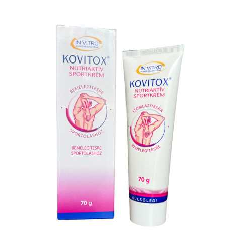 Kovitox krém - úľava pre stuhnuté svaly a namáhané kĺby - 60 g - InVitro