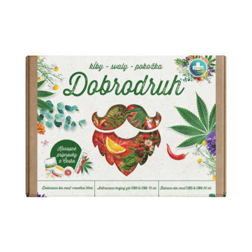 Darčekové balenie DOBRODRUH pre kĺby, svaly a pokožku - Annabis