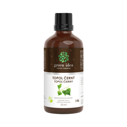 Topoľ čierny tinktúra – kvapky 50 ml – Green idea