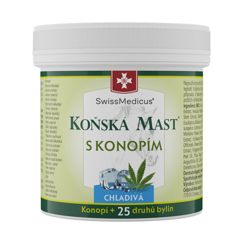 Konská masť s konope chladivá - 75 ml - SwissMedicus