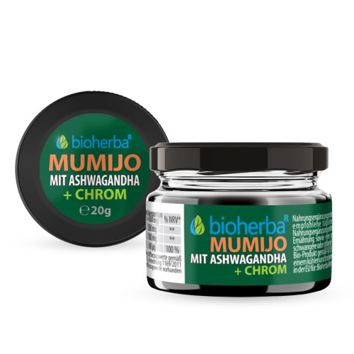 Mumio extrakt Shilajit s Ashwagandhou - 20 g - Bioherba Mumio extrakt Shilajit s Ashwagandhou - 20 g - Bioherba