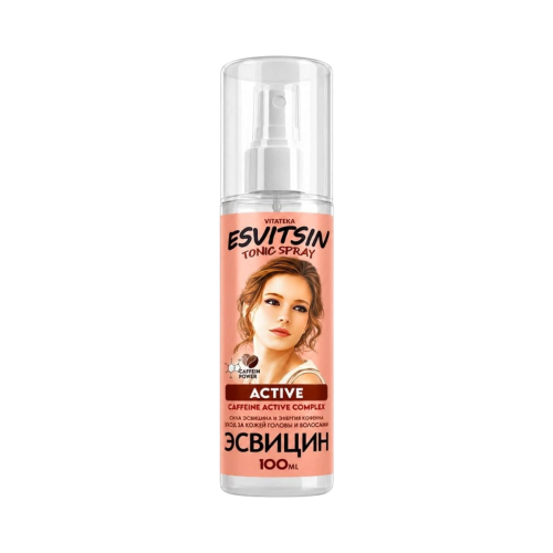 Aktívne tonikum s kofeínovým komplexom v spreji Esvitsin - 100 ml - Vitateka