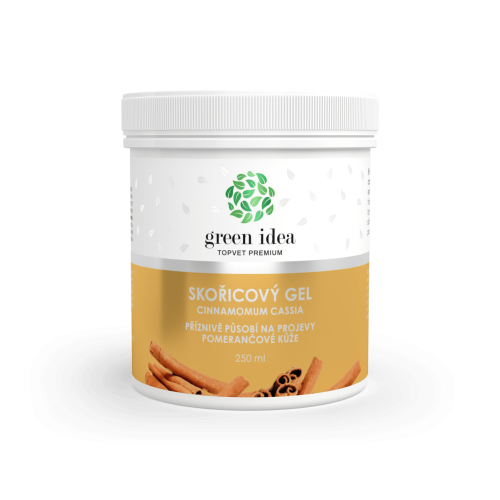 Škoricový masážny gél 250 ml - Green idea
