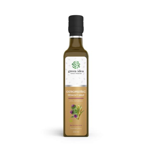 Pestrec mariánsky – trstinový sirup 250 ml – Green idea