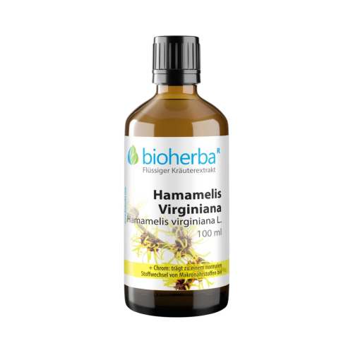 Hamamel virgínsky kvapky – tinktúra – 100 ml – Bioherba