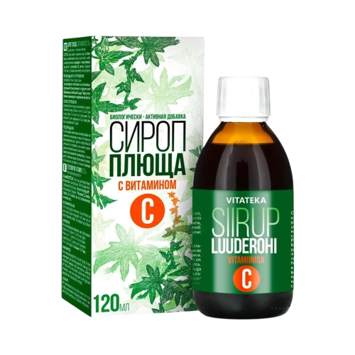 Brečtanový sirup s vitamínom C – 120 ml – Vitateka