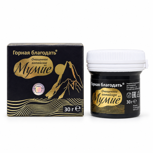 Mumio - očistené altajské v prirodzenej "tekutej forme" - 30 g