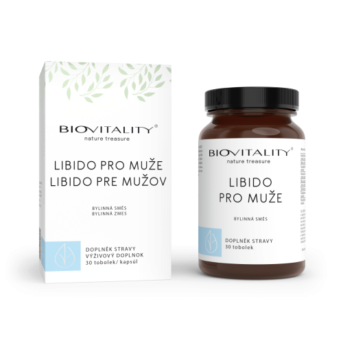 Libido pre mužov – bylinný komplex – 30 kapsúl – Green idea
