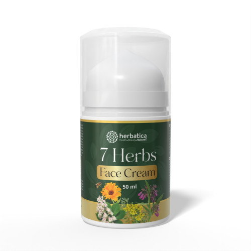 7 Herbs Face Cream – anti-age bylinný krém s kozím kolostrom a 7 bylinami – 50 ml