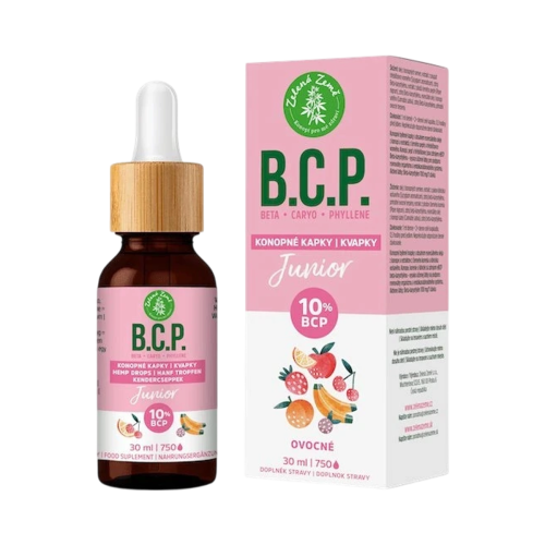 Konopné kvapky s BCP Junior - 30 ml - Zelená Země