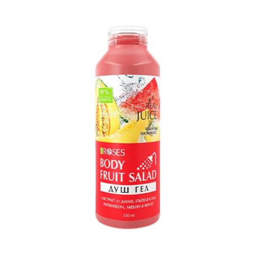 FRUIT SALAD – Prírodný sprchový gél vodný melón, cukrový melón & med 330 ml - NATURE OF AGIVA