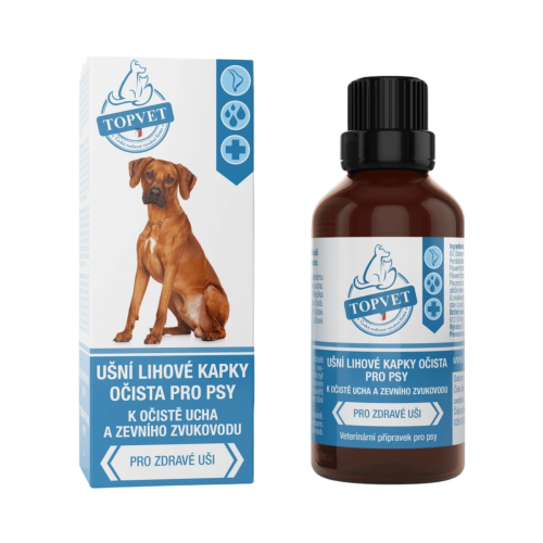 Ušné liehové kvapky - očista pre psov 50 ml - Green idea