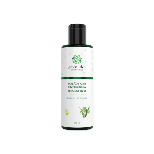 Rastlinné silice masážny olej – 200 ml – Green idea