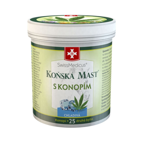 Konská masť s konope chladivá 250 ml – Green idea