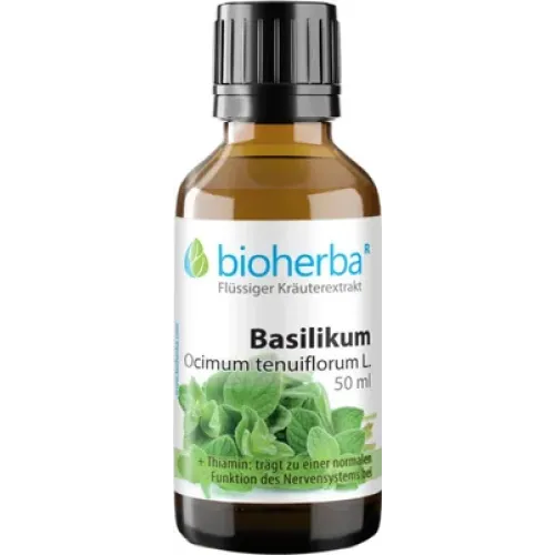 Bazalka posvätná (tulsi) - tinktúra kvapky - 50 ml - Bioherba