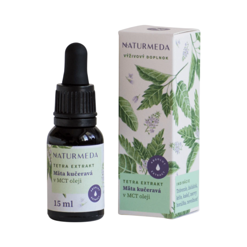 Mäta kučeravá – Tetra bylinný extrakt – 15 ml – Naturmeda