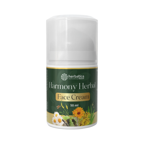Harmony Herbal Face Cream – upokojujúci a regeneračný krém pre citlivú a problematickú pleť - 50 ml 