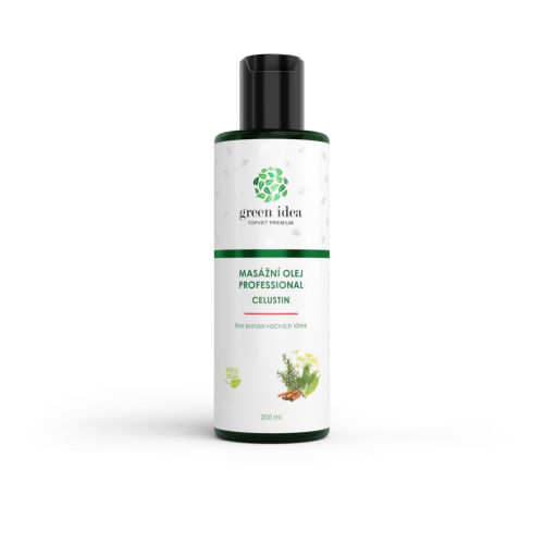Celustin masážny olej 200 ml - Green idea