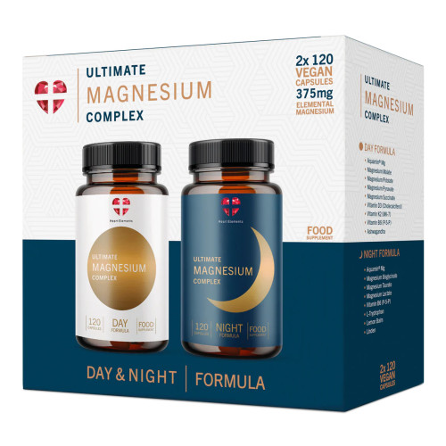 Ultimate Magnesium Complex - 2x 120 kapsúl - Heart Elements