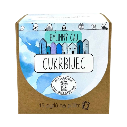 Porcovaný bylinný čaj "Ničiteľ cukru" - 45g (15x3g)- Bylinářství U Chytré horákyně