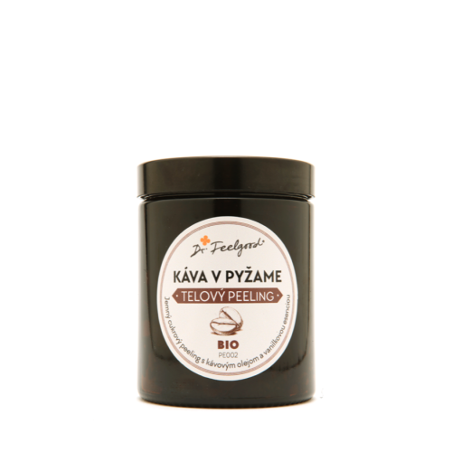 BIO telový peeling KÁVA v PYŽAME - 180 ml - Dr. Feelgood