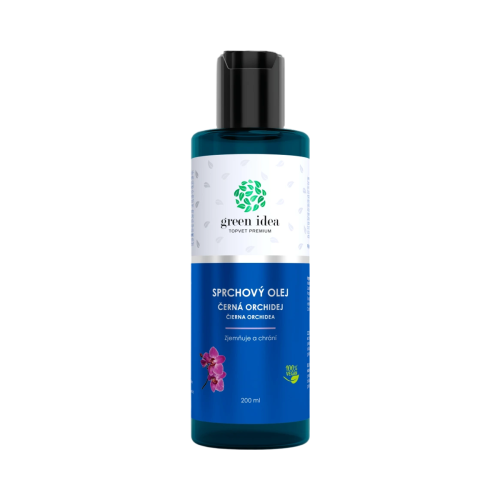 Sprchový olej Čierna orchidea 200 ml - Green idea Sprchový olej Čierna orchidea 200 ml - Green idea