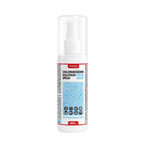 Chlórhexidínový roztok 0,05 % v spreji - 100 ml - Vitateka