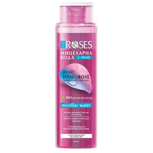 HYALUROSE dvojfázová micelárna voda 400 ml - NATURE OF AGIVA