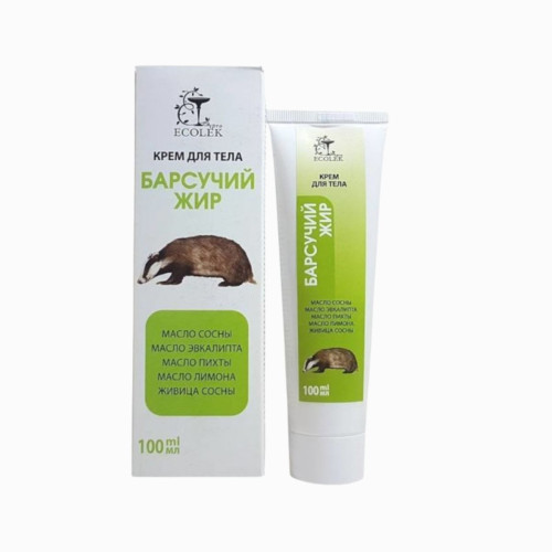Jazvečia masť (tuk) – telový krém – 100 ml – Ecolek