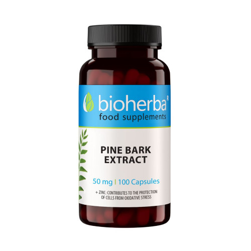 Extrakt z borovicovej kôry 50 mg - 100 kapsúl - Bioherba