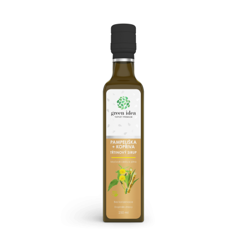 Púpava+žihľava sirup trstinový 250 ml - Green idea