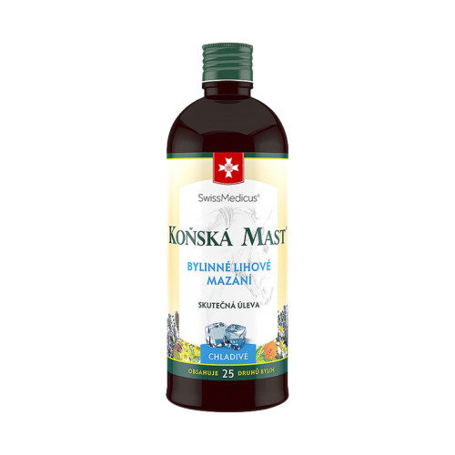 Konská masť - chladivý bylinný balzam - 400 ml - SwissMedicus